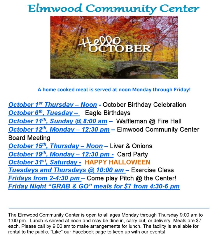ECC October Schedule of events page 001