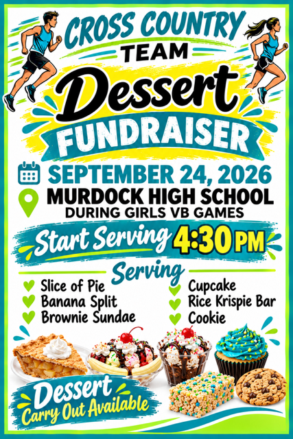 EM dessert fundraiser Sept 24