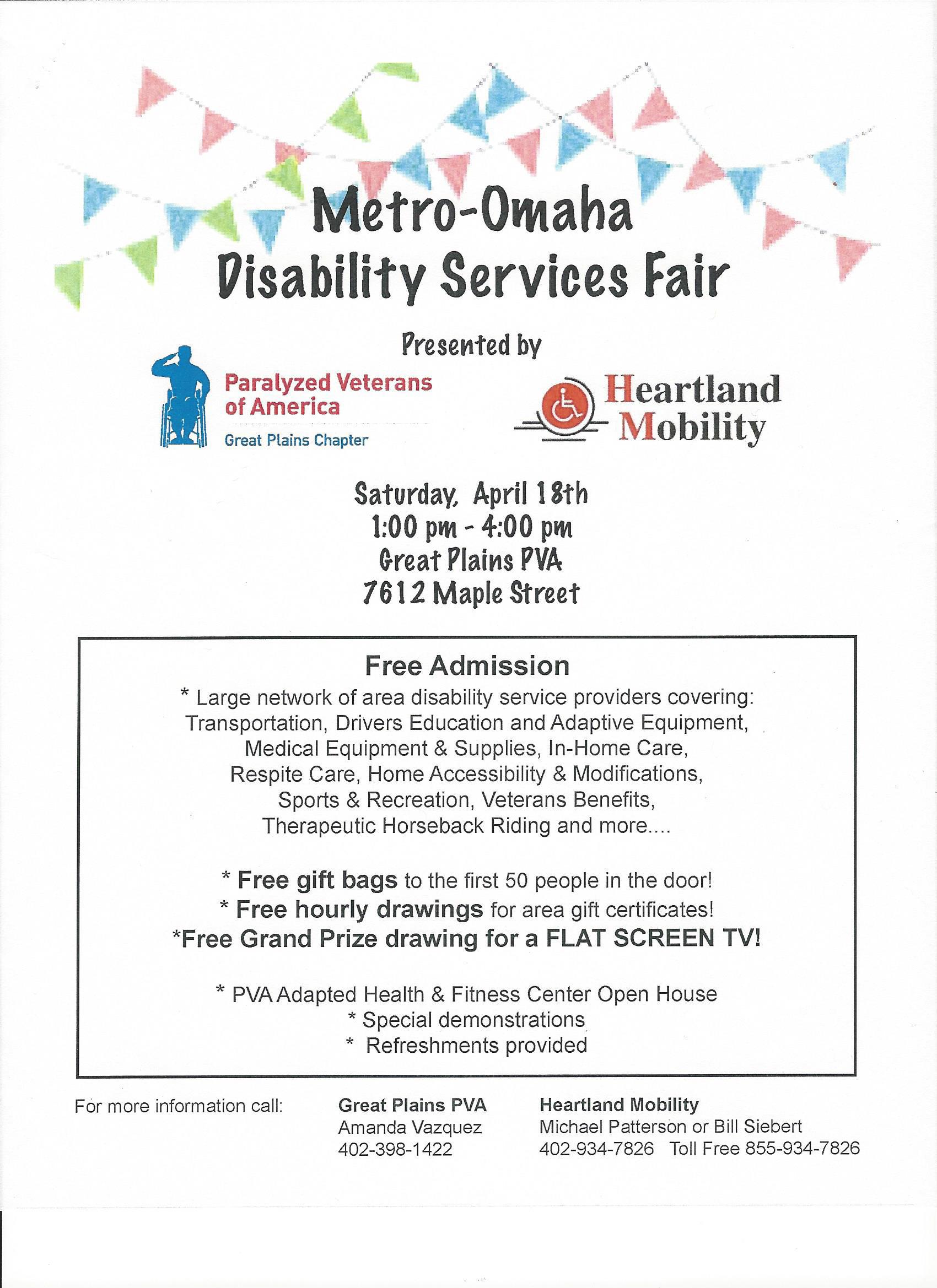 disability fair flyer