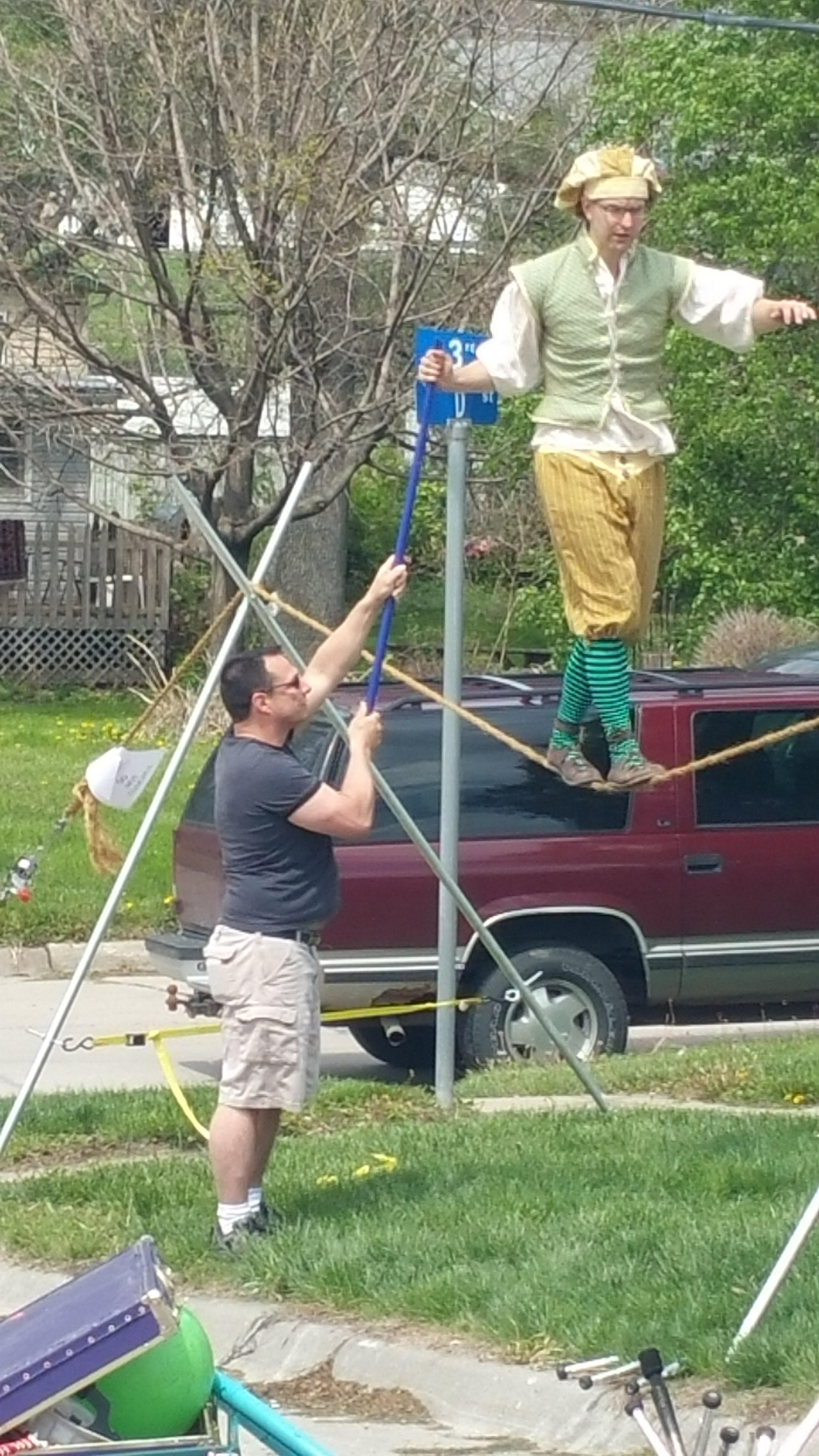 tight rope walker