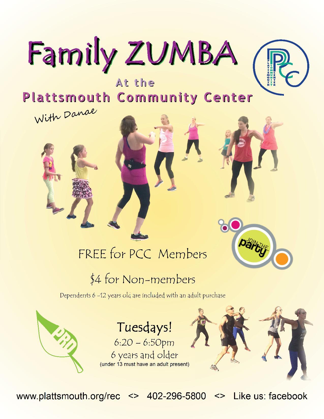 Family Zumba Flier 2015