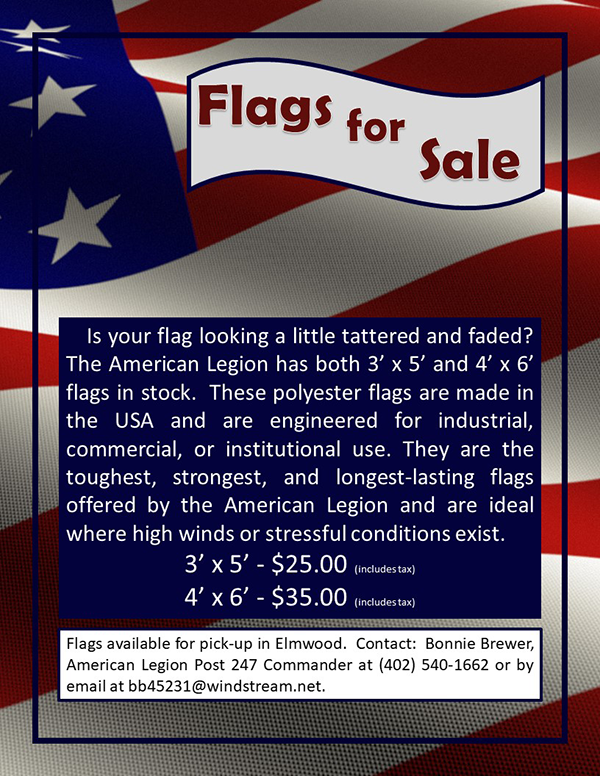 Flags for sale Dec 2021