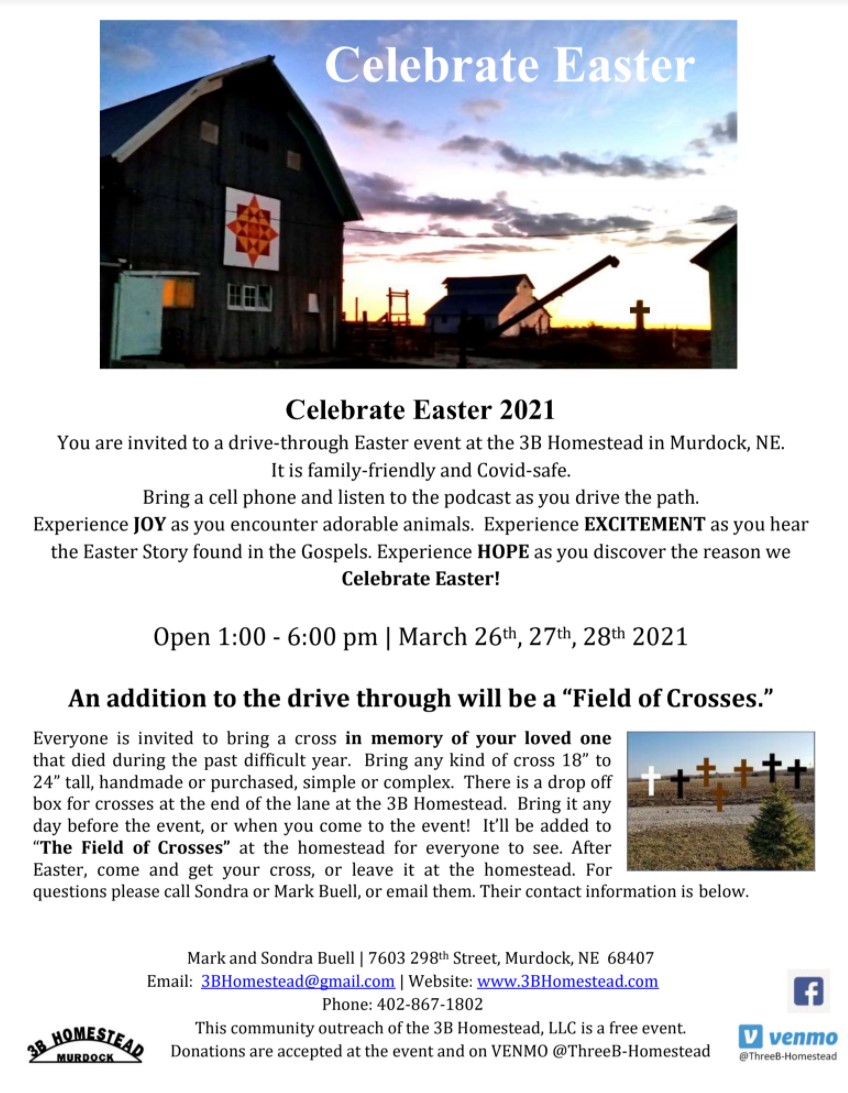 Celebrate Easter Field Crosses 31721