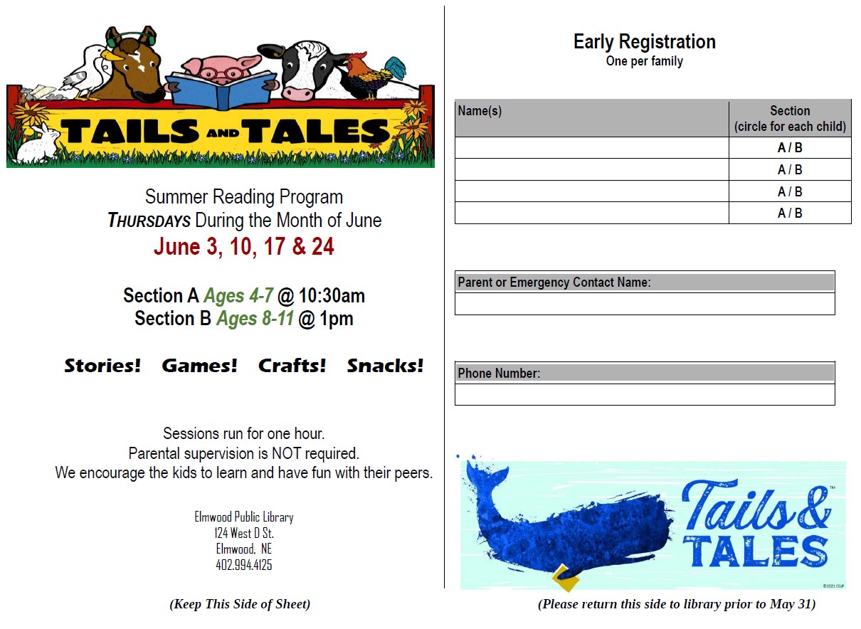 Library summer reading program