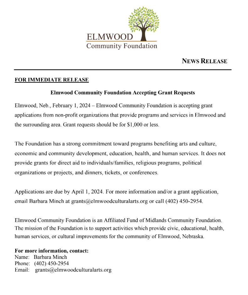 Community Center Grant 2024