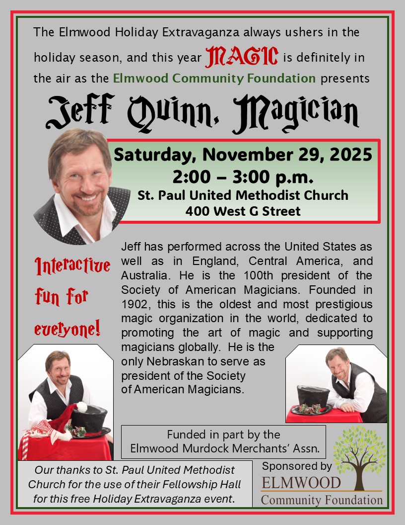 Jeff Quinn Magician Flyer