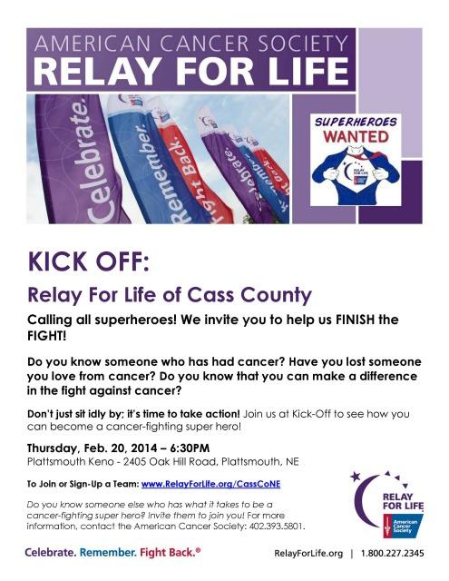 2014 Cass Co RFL - KICK OFF 85 x 11 Poster1