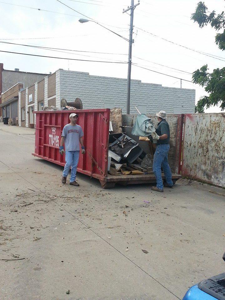 Clean Up - dumpster