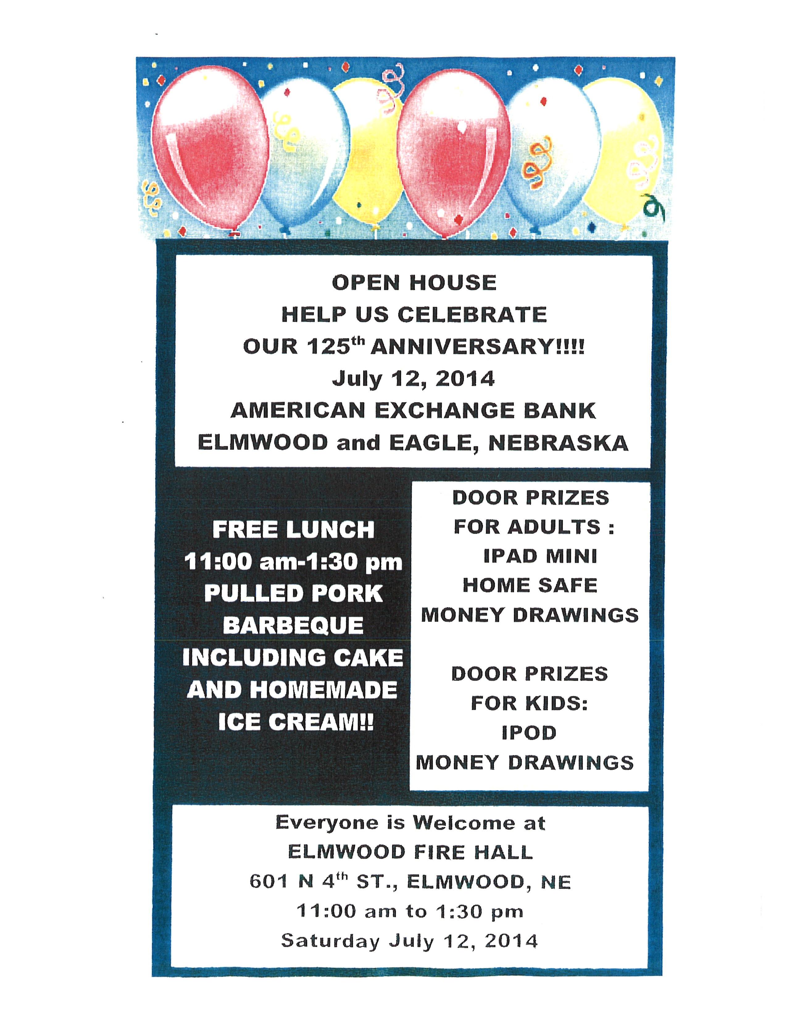 Bank Open House
