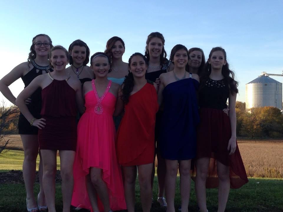 HC Freshman girls 2014 Homecoming