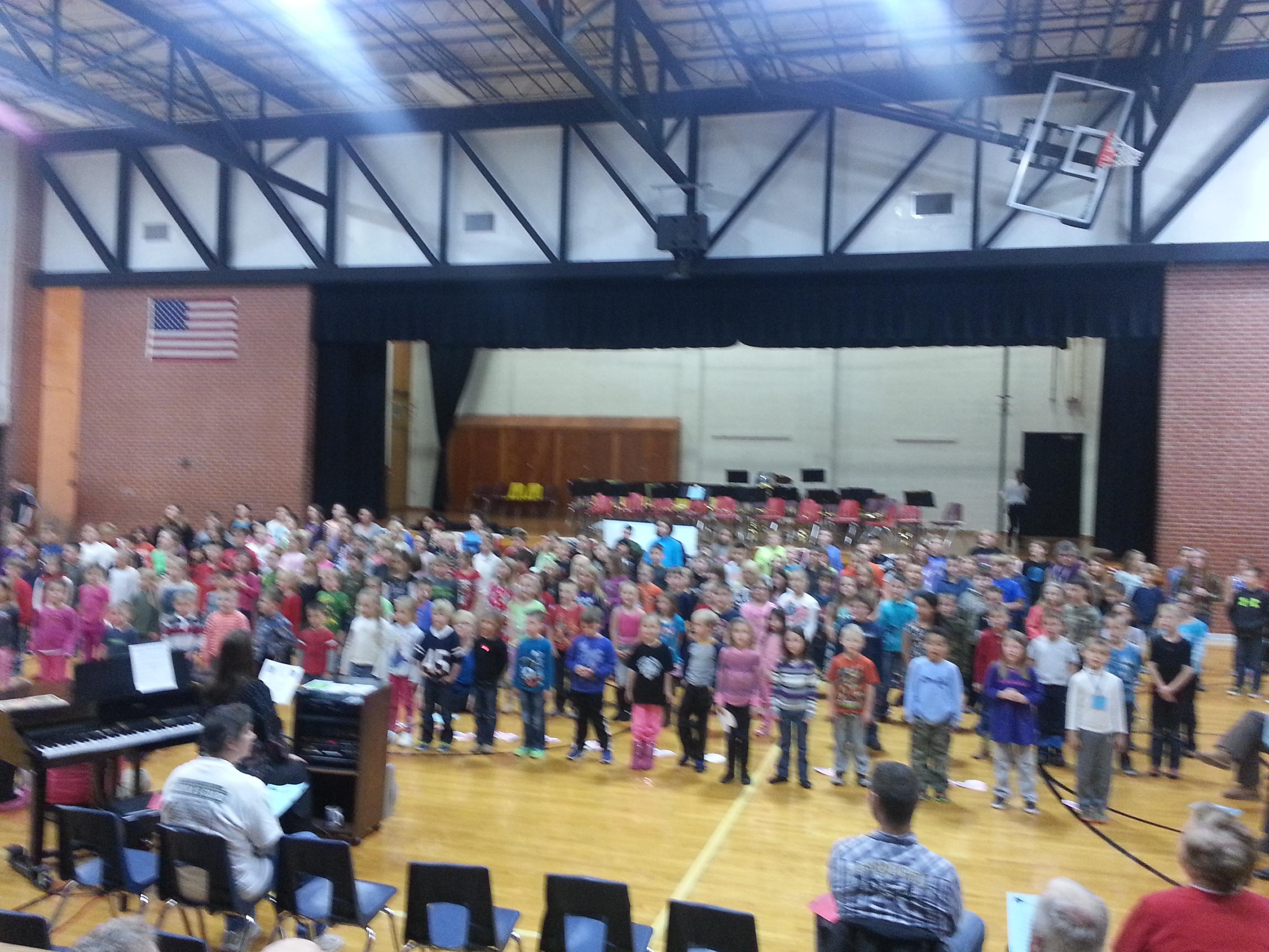 Elementary singing