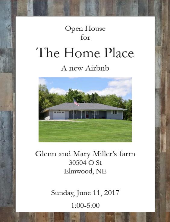 The Home Place flyer