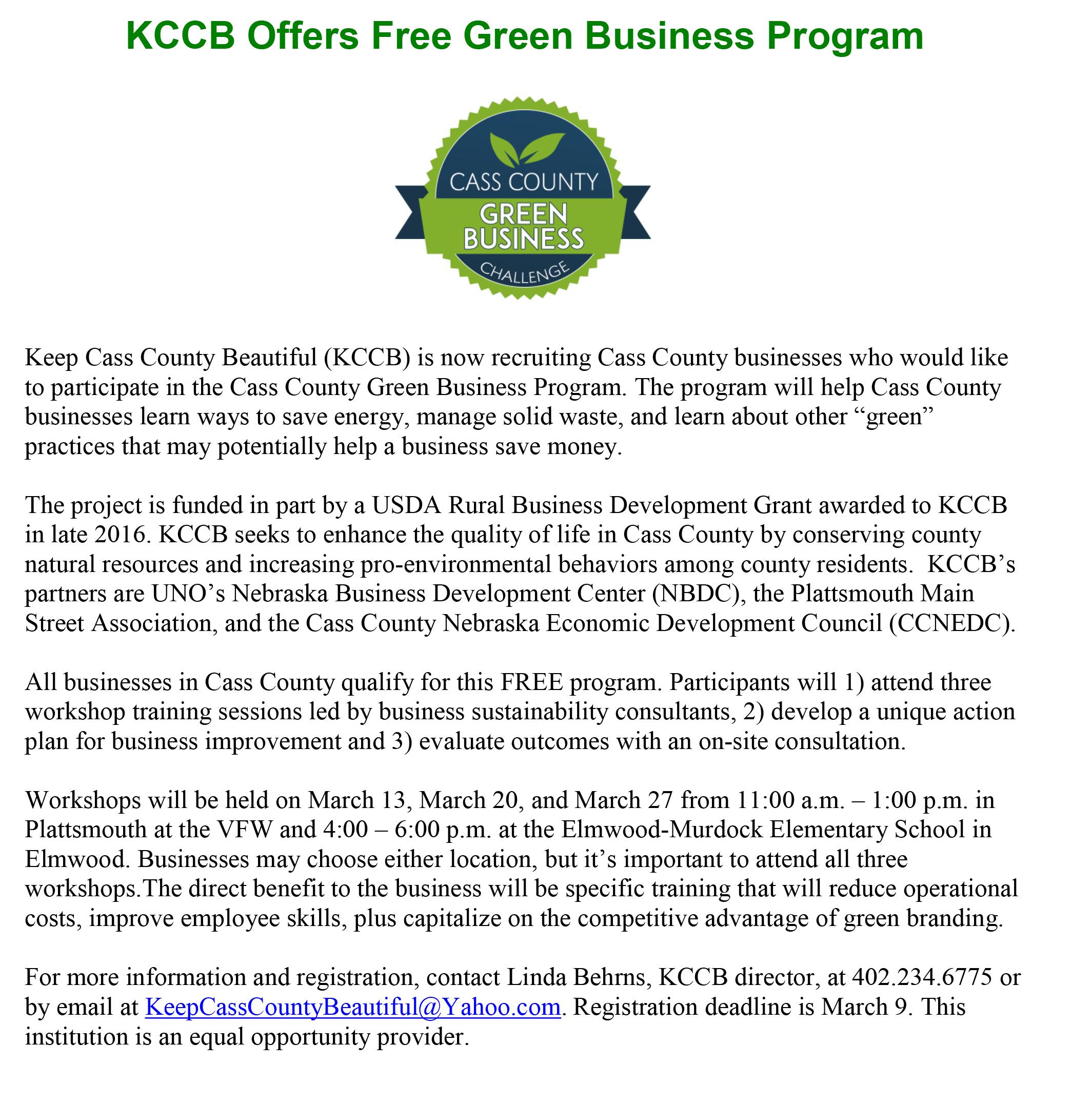 2017 02 27 Green Business