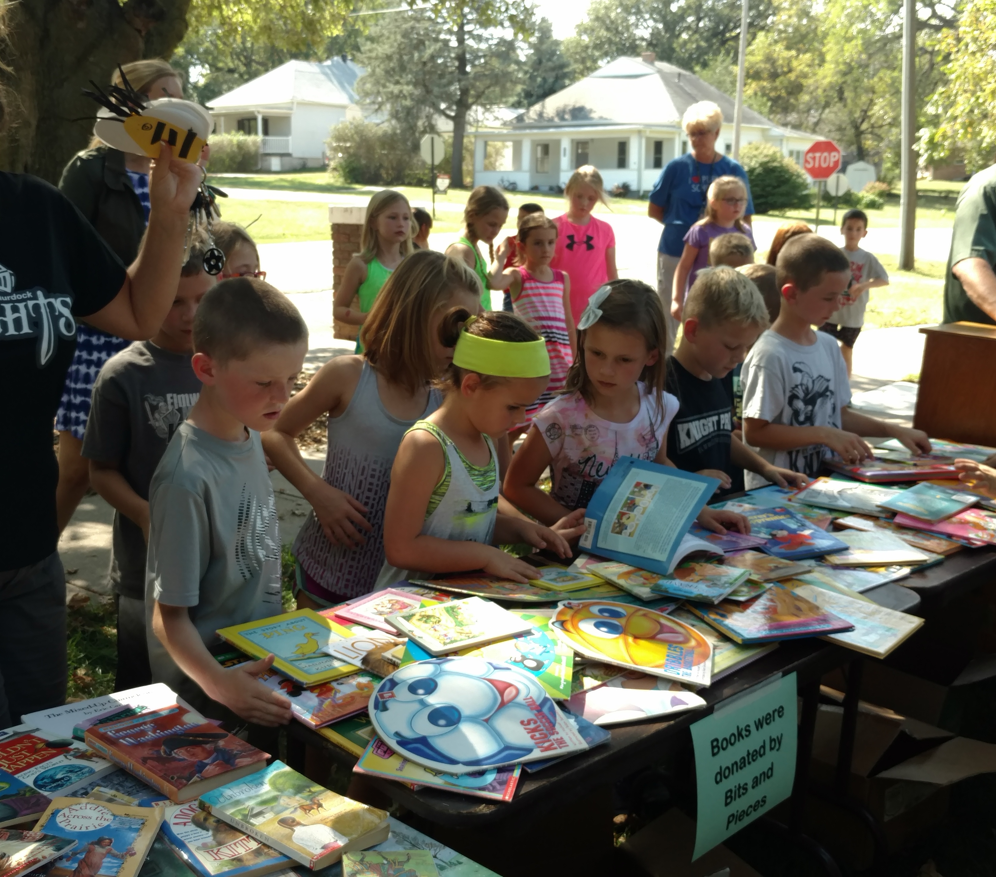 Students Selecting a Book