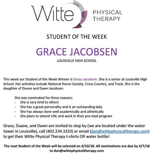 Student of the Week Selection 24