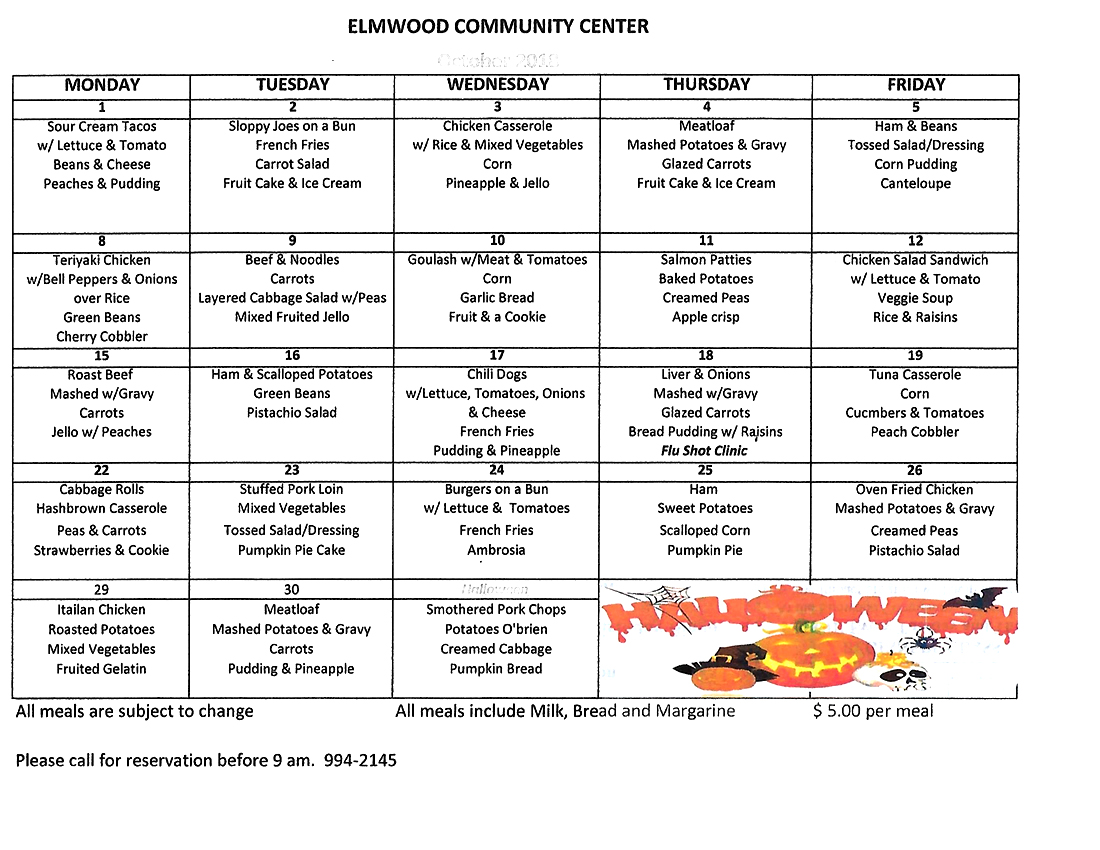 CommunityCenterMenu 102018