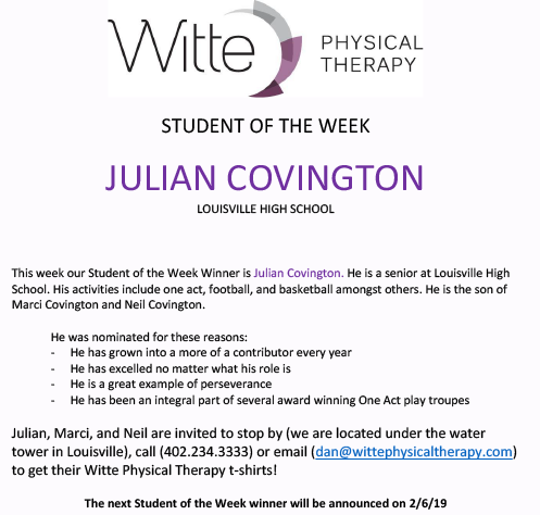 Student of the Week Selection 24