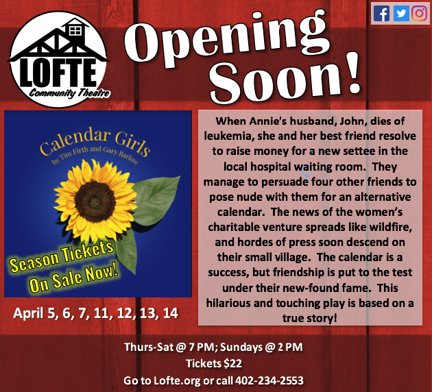 Calendar Girls Enewsletter