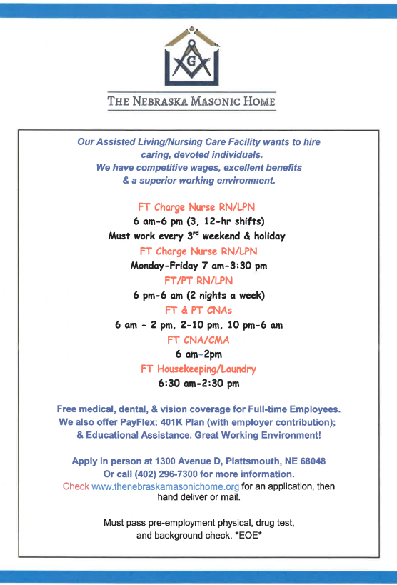 Masonic ad 1209 2020