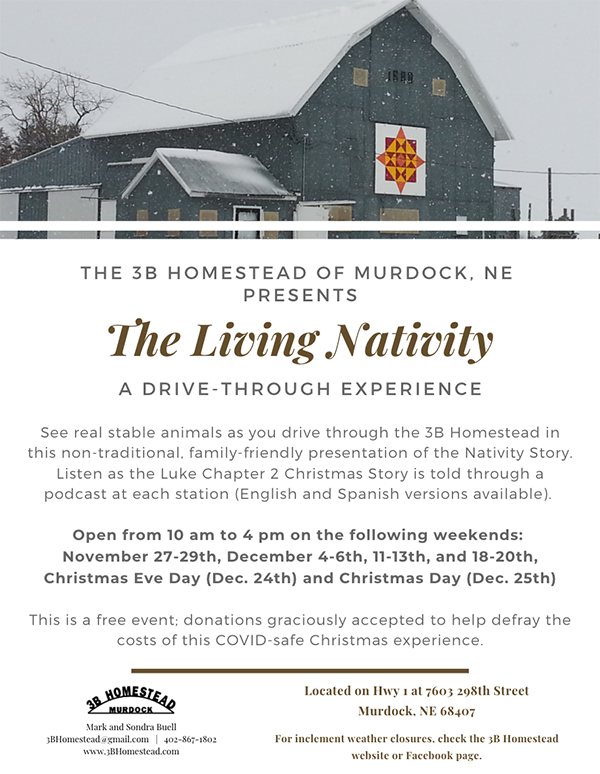 Living Nativity Flyer 2020