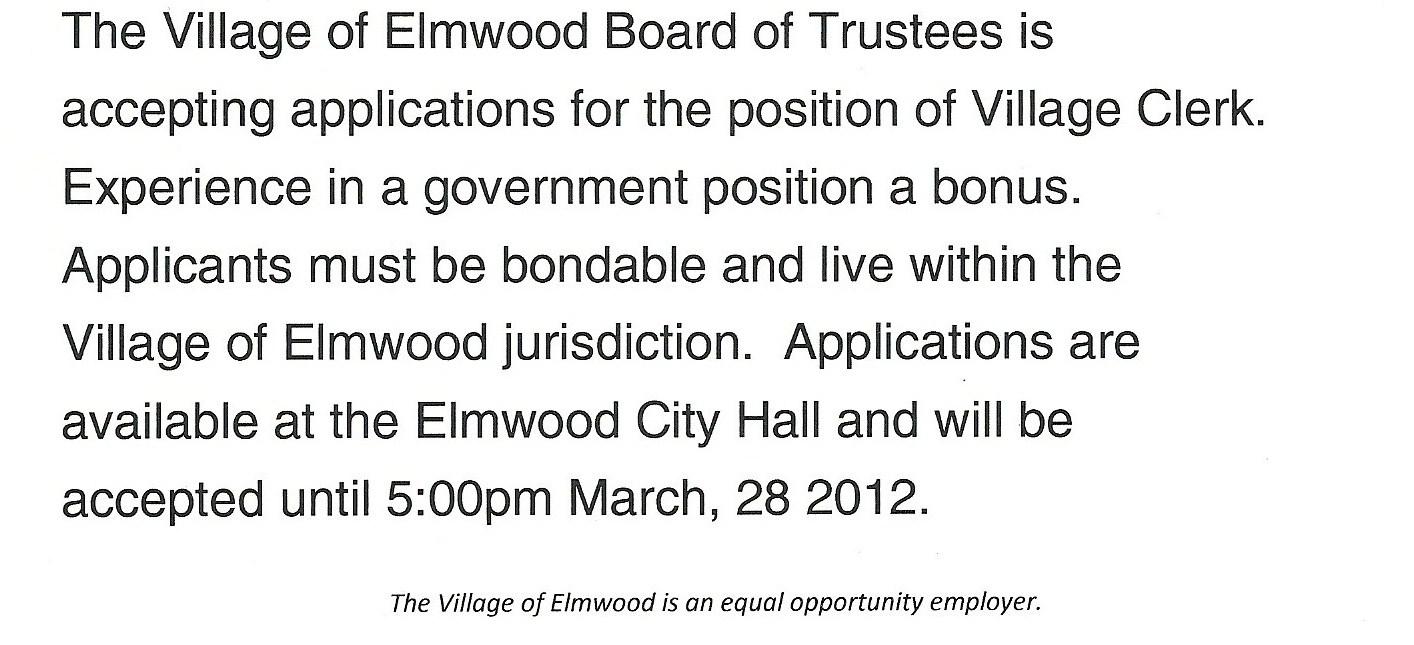 City clerk_job