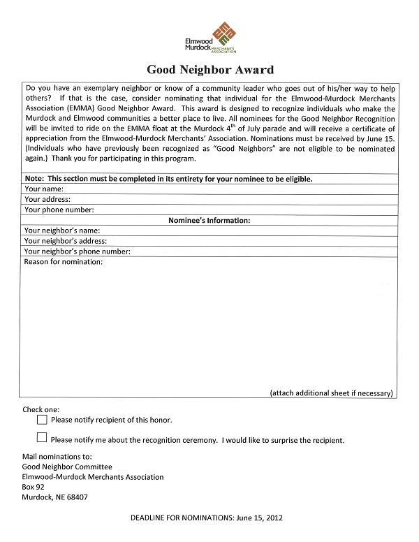 Good Neighbor