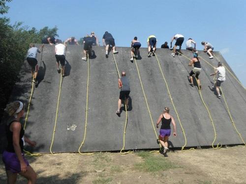 the wall
