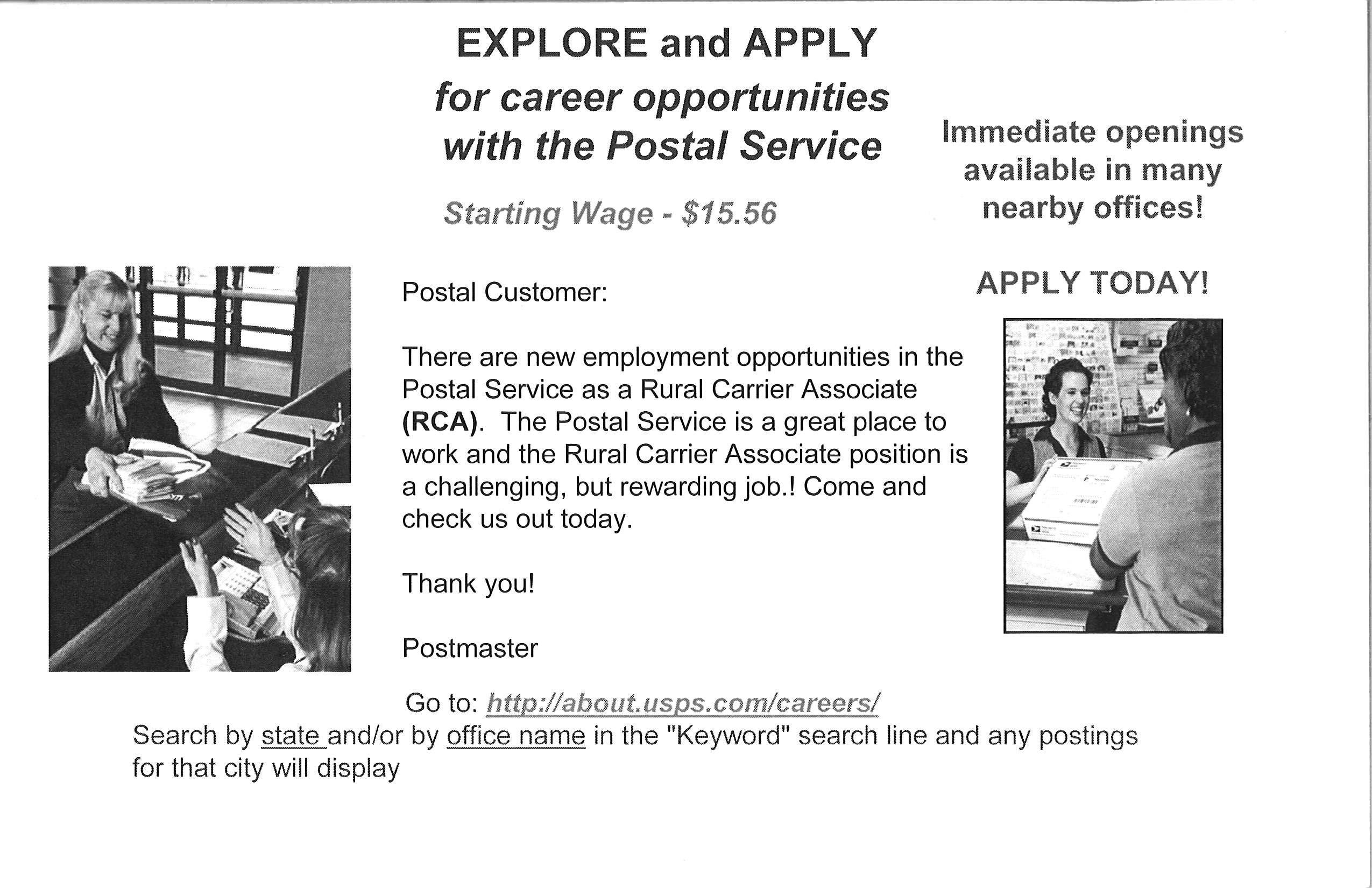 postal job